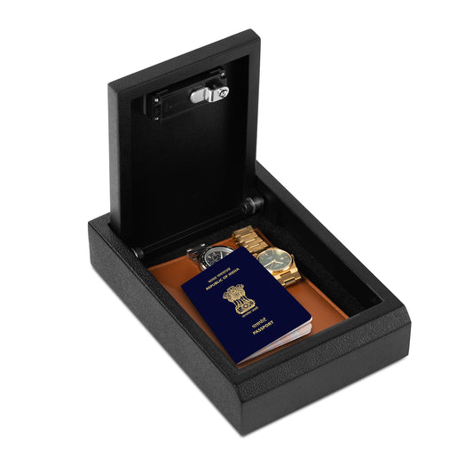 Ozone 2.28 Litres Digital Safe Locker for Home & Office – Digital Lock, 1-Way Unlocking (Password), Size: 60H x 190W x 275D mm, Weight: 1.75kg, 2-Year Warranty