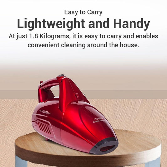 FORBES SUPER CLEAN VACUUM CLEANER | 1600W Powerful Suction | Cyclonic Technology | 7 Accessories | 1L HEPA Filter | Compact, Lightweight & Easy to Use | 1-Year Warranty | Red