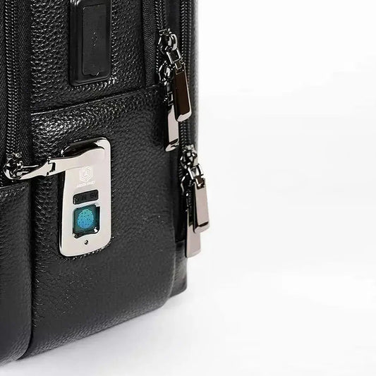 Fingerlock Leather Backpack