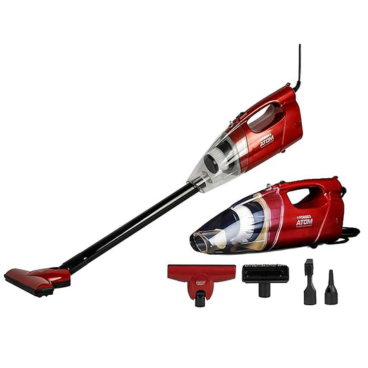 Eureka Forbes Atom 2-in-1 Handheld & Stick Vacuum Cleaner | 12,000Pa Powerful Suction | Blower & Inflator Function for Toys | Washable Filter | Home Use
