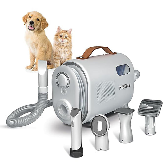 Eureka Forbes Buddy Pet Grooming Vacuum Kit | 5 Accessories for Dogs & Cats | Adjustable Suction | All-Weather Heater Mode | Multi-Stage Filtration | Easy Dust Disposal