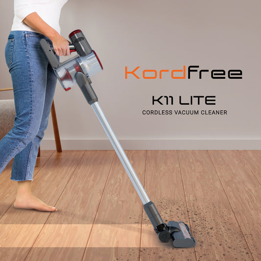 Eureka Forbes Kordfree K11 Lite Hand Held Vacuum Cleaner | Cordless & Lightweight | Powerful Suction | Multi-Surface Cleaning | Easy to Use & Portable
