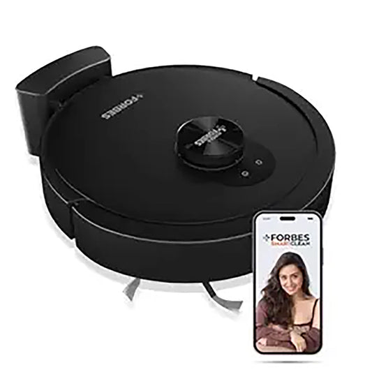 Eureka Forbes SmartClean Home Mapping Turbo Robotic Vacuum Cleaner | 7000Pa HyperSuction | LiDAR 3.0 & Quick Home Mapping | Wet Mopping | 3-Hour Run Time | Smart App & Voice Control